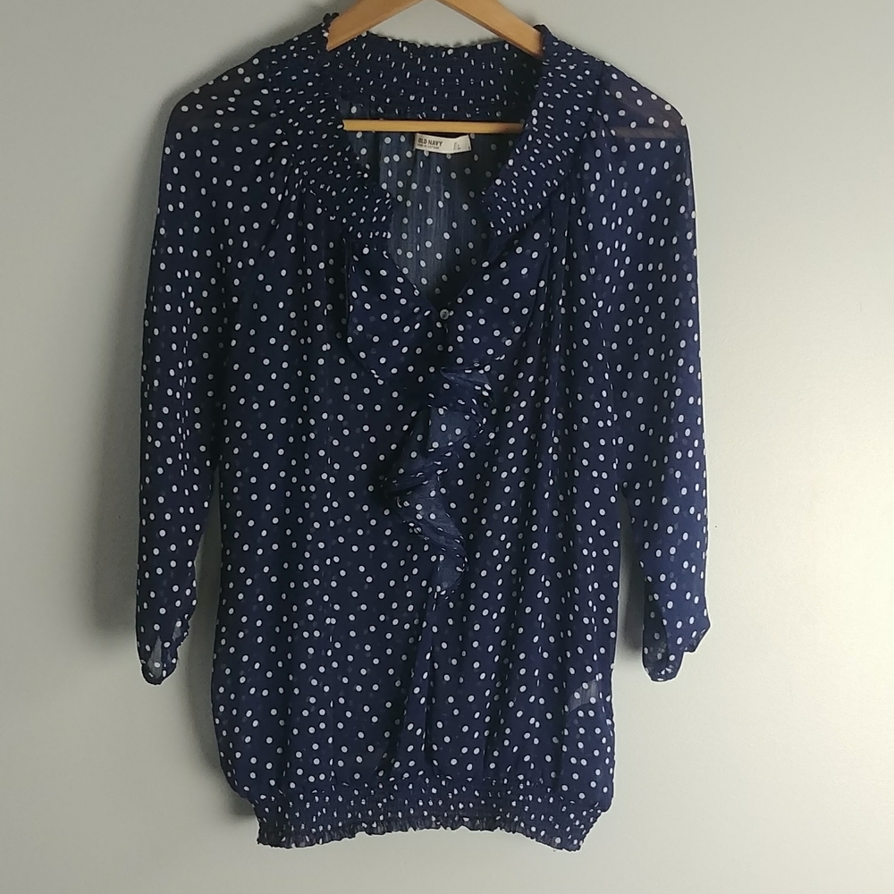Old Navy Polka-Dotted Top